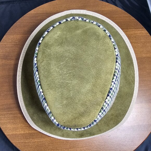 Eco Soho Suede / Fabric Fedora American Hat Makers | Sage | XX-LARGE RARE - Picture 6 of 10